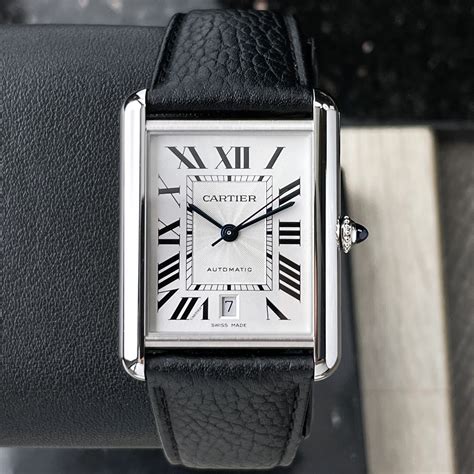 automatic cartier tank|More.